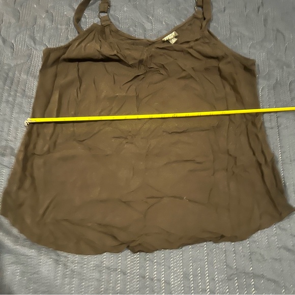 Torrid Sophie Black Ruched Cami Tank Top | Size 0 (L/XL) | Rayon Stretch - Picture 7 of 14
